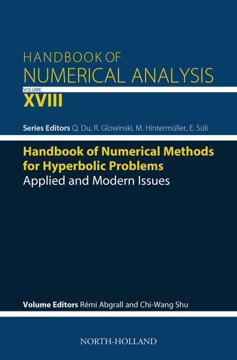 Cover image for book Handbook of Numerical Methods for Hyperbolic Problems