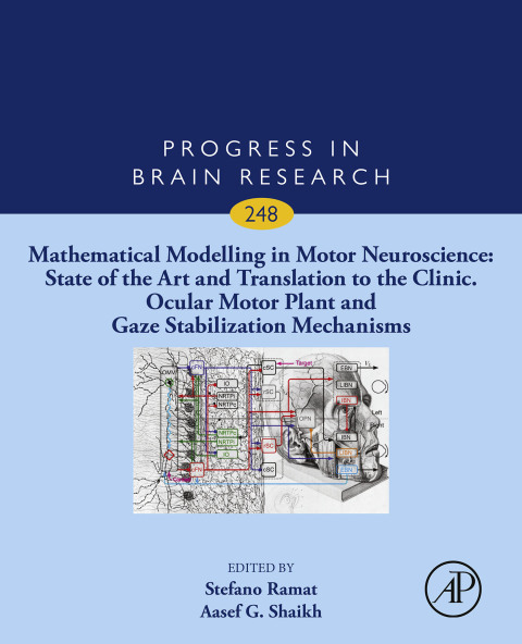 Cover image for book Mathematical Modelling in Motor Neuroscience: State of the Art and Translation to the Clinic. Ocular Motor Plant and Gaze Stabilization Mechanisms