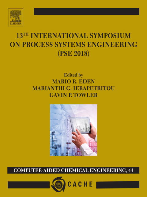 Cover image for book 13th International Symposium on Process Systems Engineering – PSE 2018, July 1-5 2018