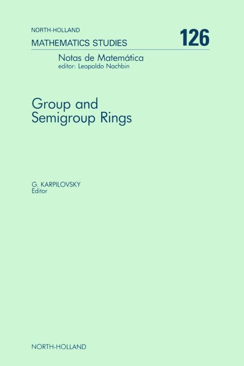 Cover image for book Group and Semigroup Rings