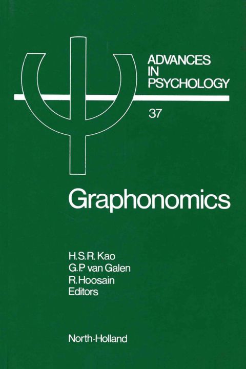 Cover image for book Graphonomics: Contemporary Research in Handwriting