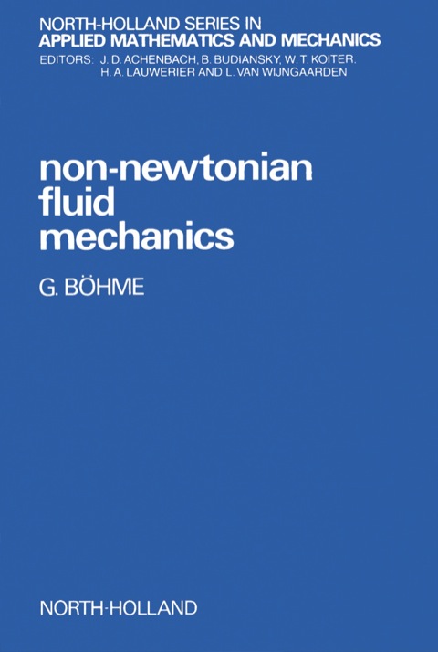 Cover image for book Non-Newtonian Fluid Mechanics