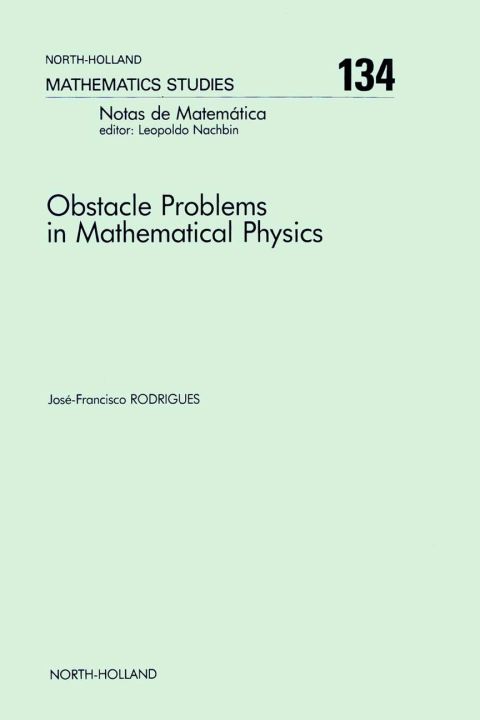 Cover image for book Obstacle Problems in Mathematical Physics