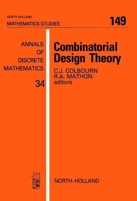 Cover image for book Combinatorial Design Theory