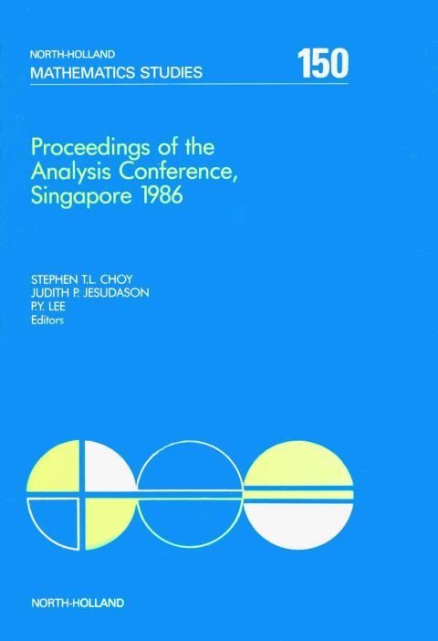 Cover image for book Proceedings of the Analysis Conference, Singapore 1986