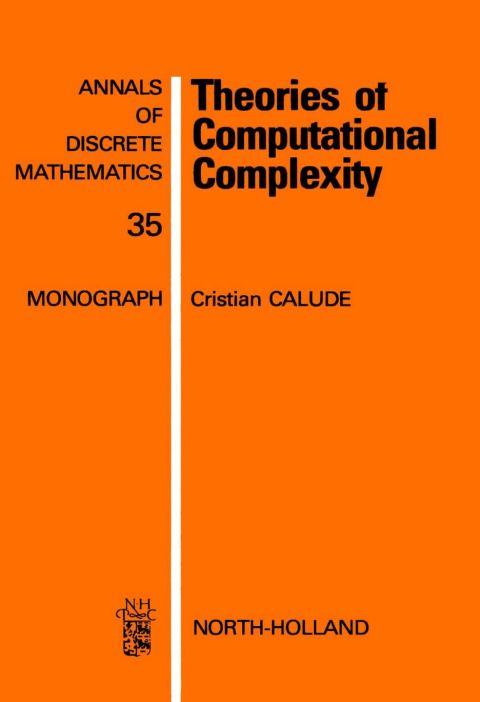 Cover image for book Theories of Computational Complexity