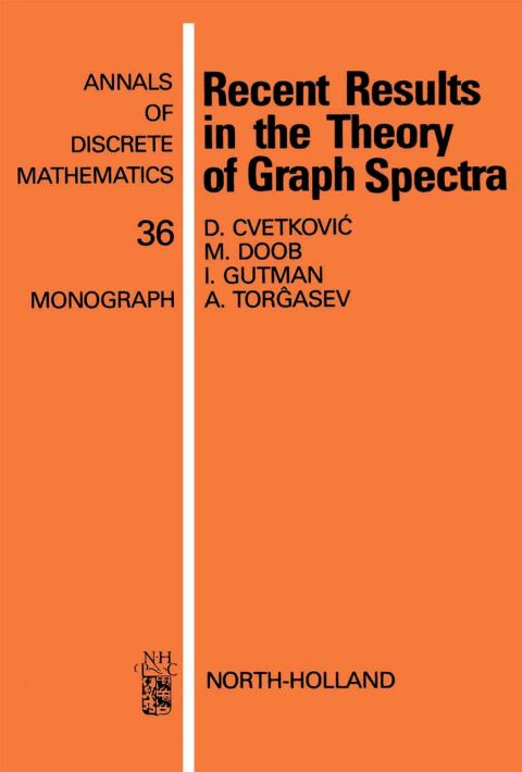 Cover image for book Recent Results in the Theory of Graph Spectra