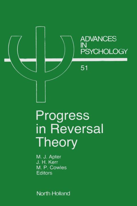 Cover image for book Progress in Reversal Theory