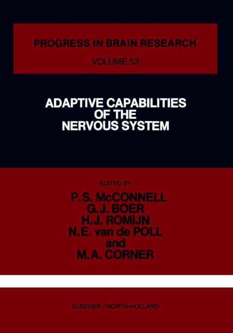 Cover image for book Adaptive Capabilities of the Nervous System