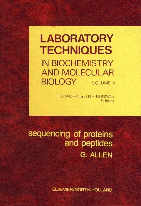 Cover image for book Sequencing of proteins and peptides