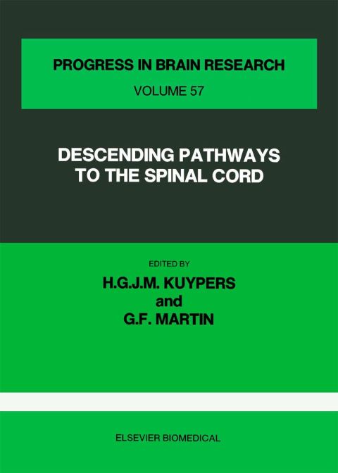 Cover image for book Descending Pathways to the Spinal Cord