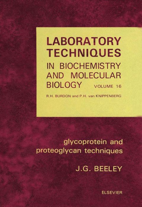 Cover image for book Glycoprotein and Proteoglycan Techniques