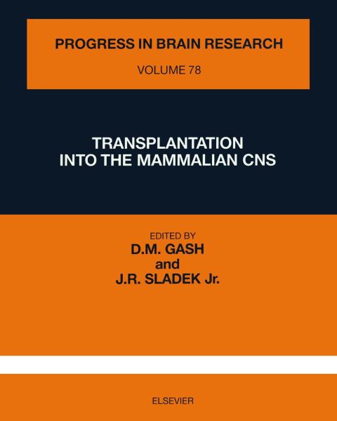 Cover image for book TRANSPLANTATION INTO THE MAMMALIAN CNS