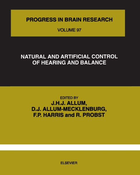 Cover image for book NATURAL AND ARTIFICIAL CONTROL OF HEARING AND BALANCE