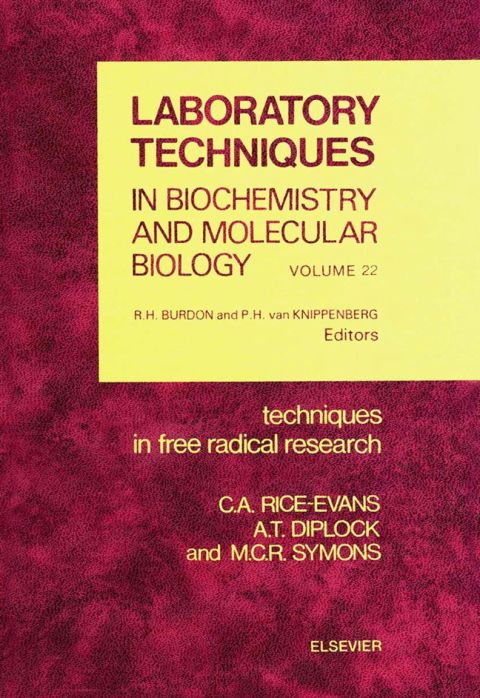 Cover image for book Techniques in Free Radical Research