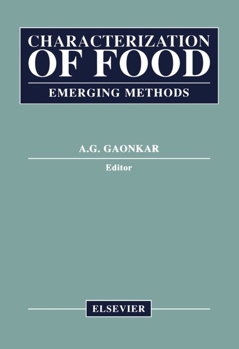 [1825 days] Characterization of Food: Emerging Methods