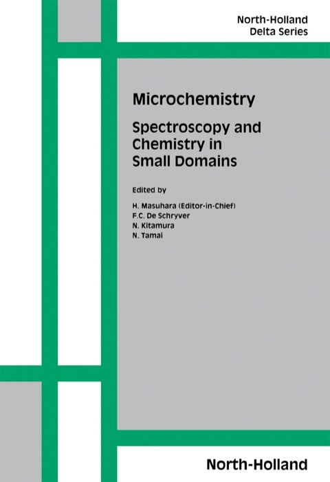 Cover image for book Microchemistry: Spectroscopy and Chemistry in Small Domains