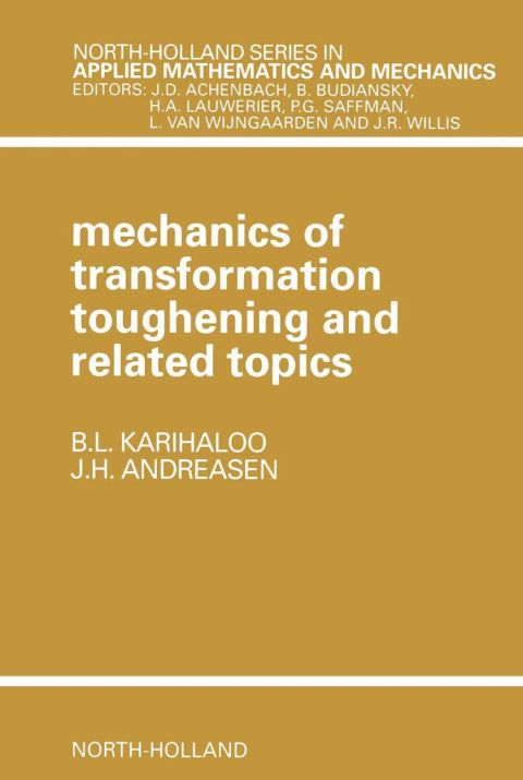 [1825 days] Mechanics of Transformation Toughening and Related Topics