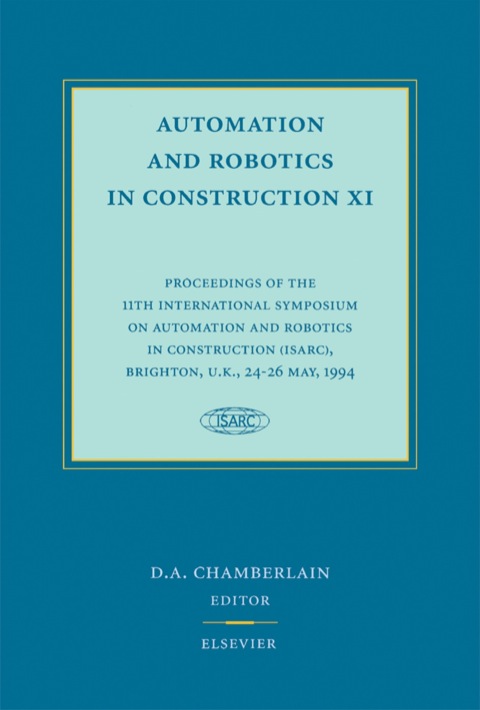 Cover image for book Automation and Robotics in Construction XI
