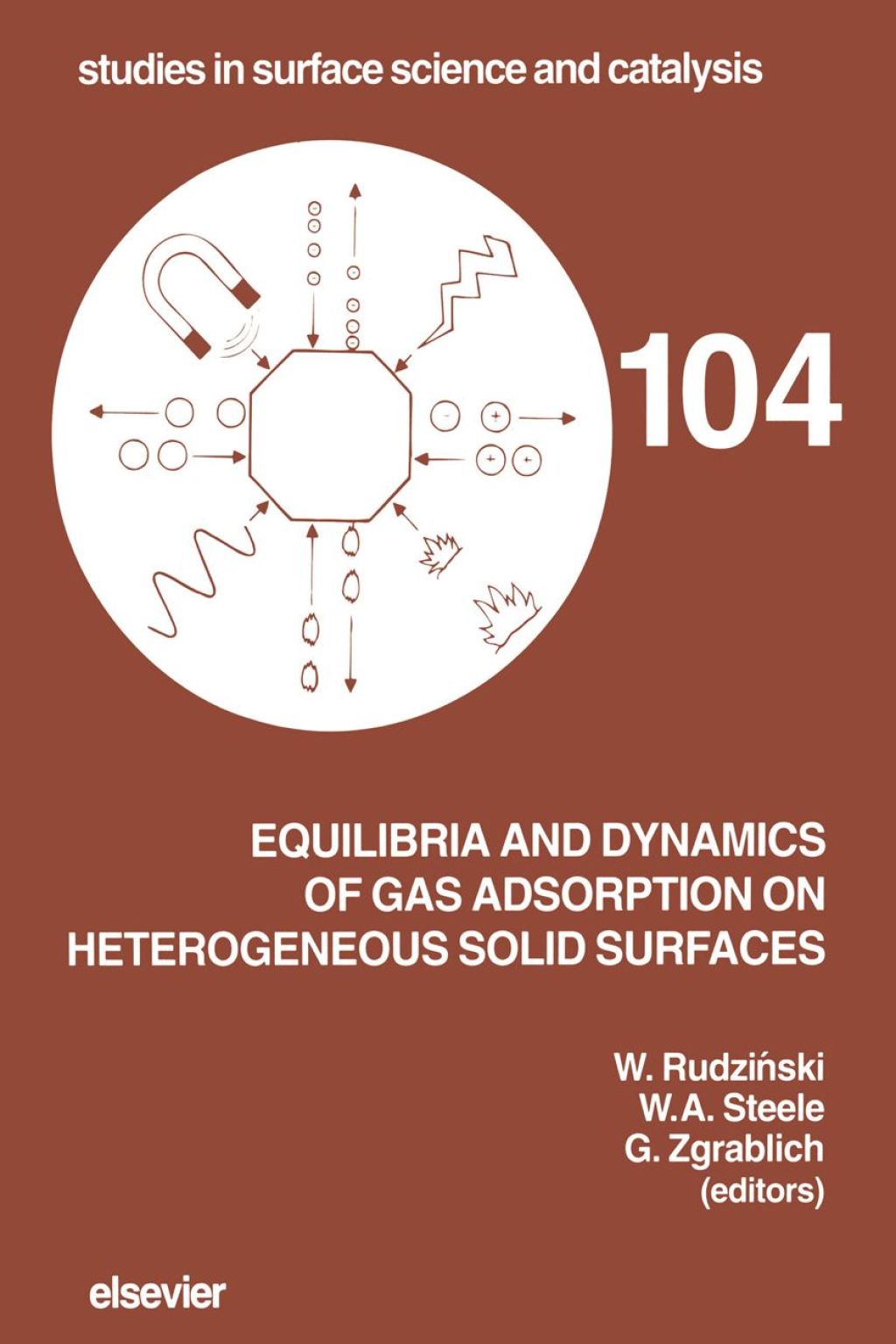 Equilibria and Dynamics of Gas Adsorption on Heterogeneous Solid Surfaces (eBook) - Steele;  W.A.; Zgrablich;  G.; Rudzinski;  W.,
