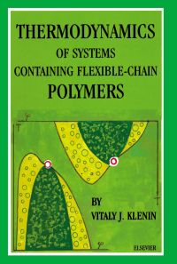 Cover image: Thermodynamics of Systems Containing Flexible-Chain Polymers 9780444823731