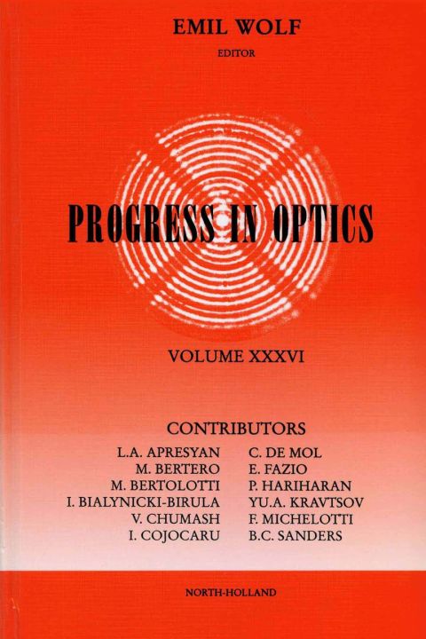 Cover image for book Progress in Optics Volume 36