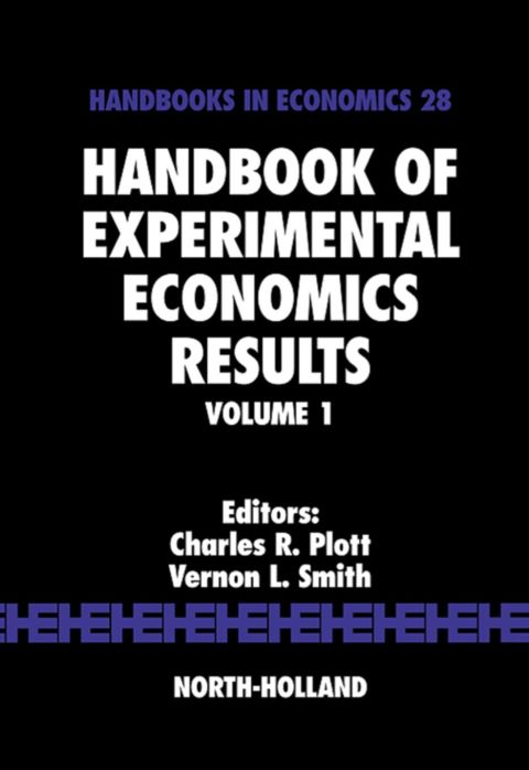 Cover image for book Handbook of Experimental Economics Results