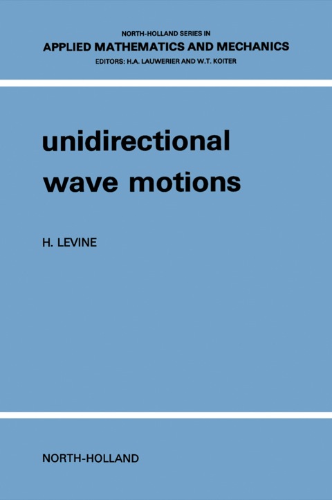 Cover image for book Unidirectional wave motions
