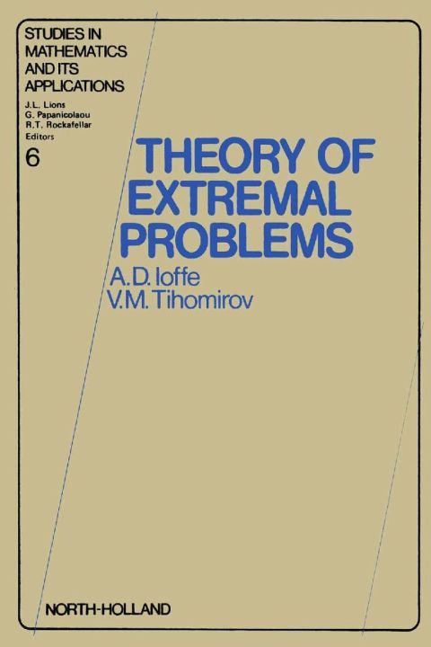 Cover image for book Theory of extremal problems