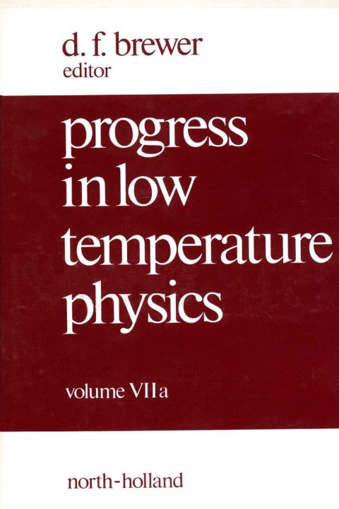 Cover image for book Progress in Low Temperature Physics