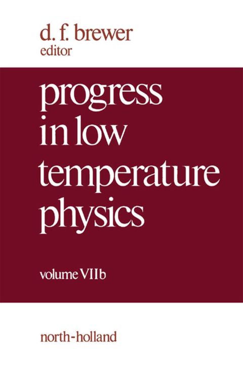 Cover image for book Progress in Low Temperature Physics