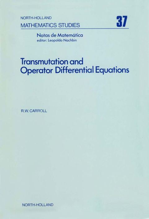 Cover image for book Transmutation and operator differential equations