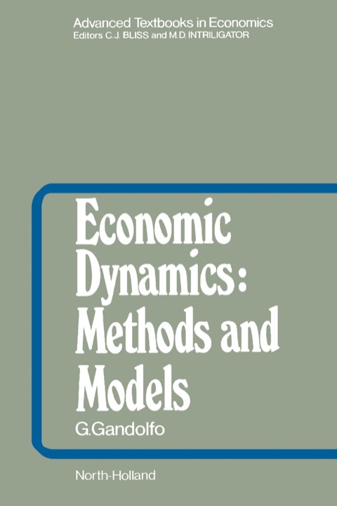 Cover image for book Economic Dynamics: Methods and Models