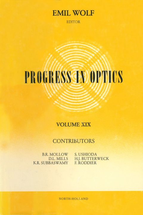 [1825 days] Progress in Optics Volume 19