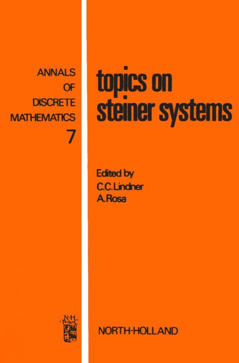 Cover image for book Topics on Steiner systems