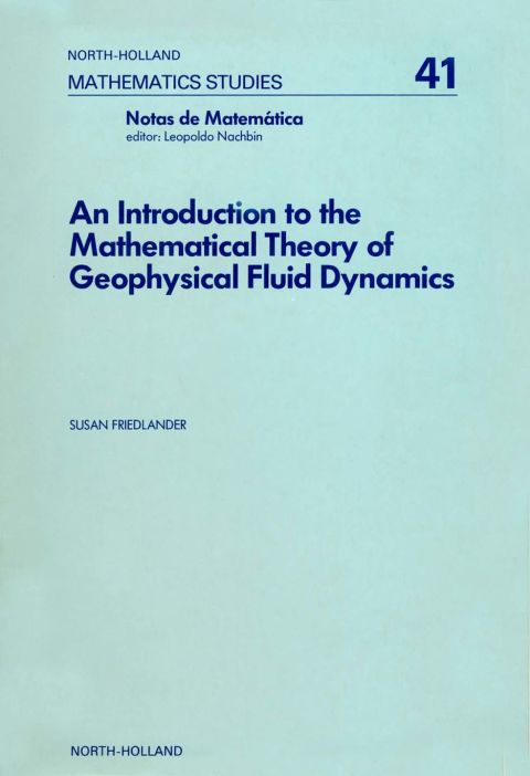 Cover image for book An introduction to the mathematical theory of geophysical fluid dynamics