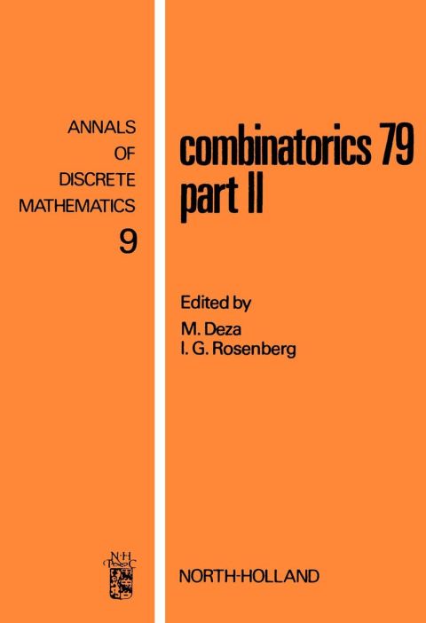 Cover image for book Combinatorics 79. Part II