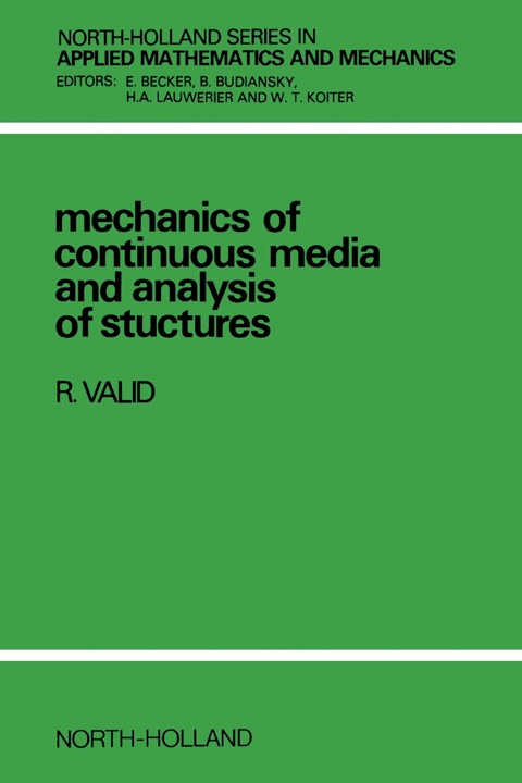 Cover image for book Mechanics of Continuous Media and Analysis of Structures