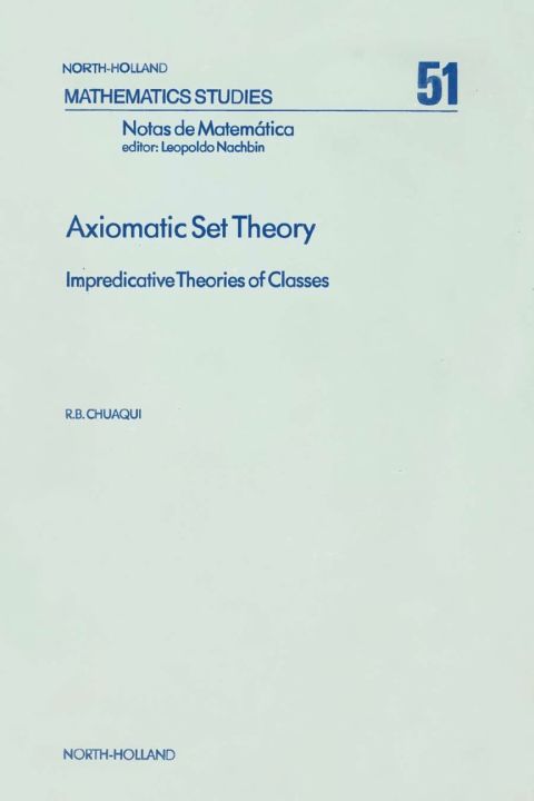 Cover image for book Axiomatic Set Theory