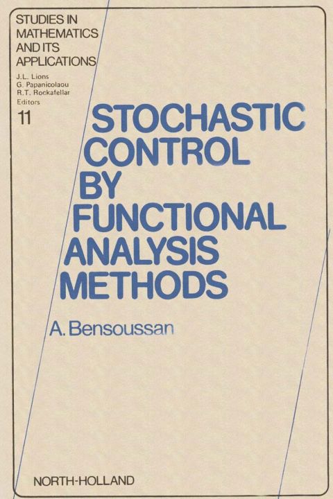 Cover image for book Stochastic Control by Functional Analysis Methods