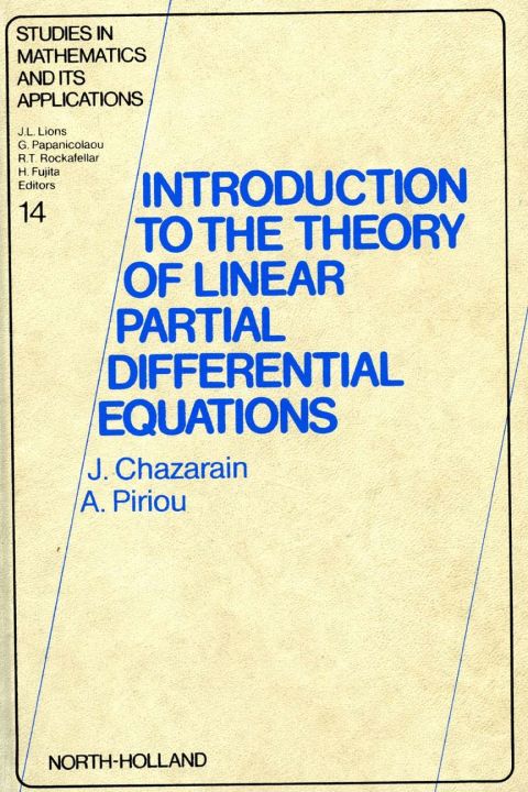 Cover image for book Introduction to the Theory of Linear Partial Differential Equations