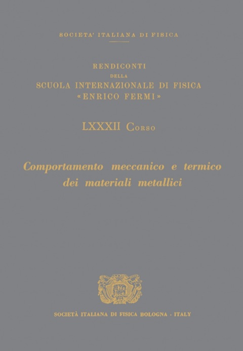 Cover image for book Mechanical and Thermal Behaviour of Metallic Materials