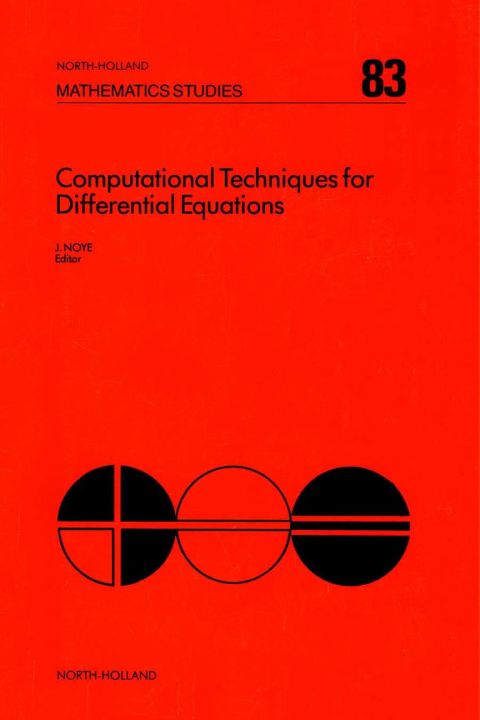 Cover image for book Computational Techniques for Differential Equations