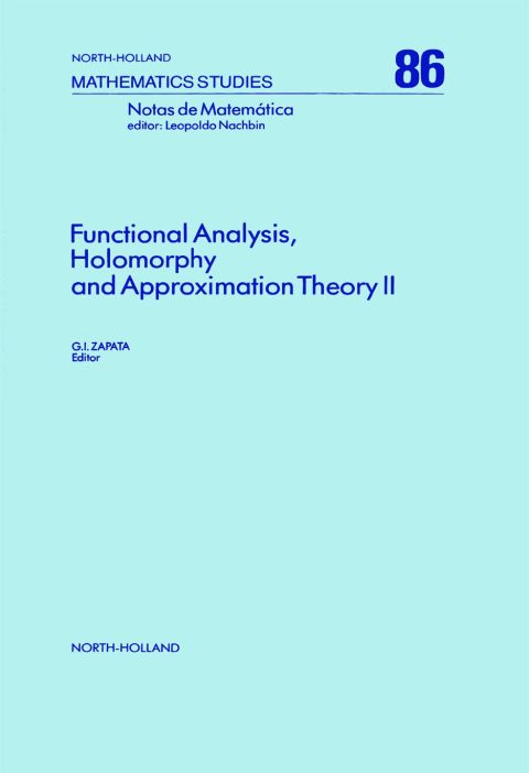Cover image for book Functional Analysis, Holomorphy and Approximation Theory II