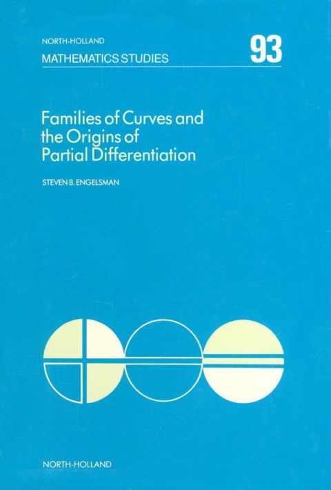 Cover image for book Families of Curves and the Origins of Partial Differentiation