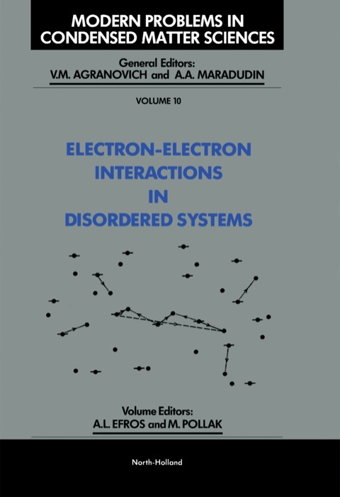 Cover image for book Electron-Electron Interactions in Disordered Systems