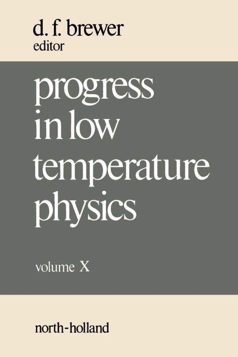 Cover image for book Progress in Low Temperature Physics