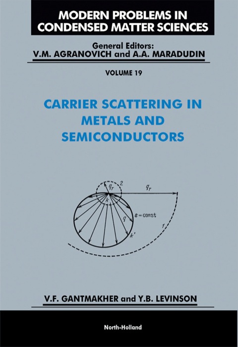 Cover image for book Carrier Scattering in Metals and Semiconductors