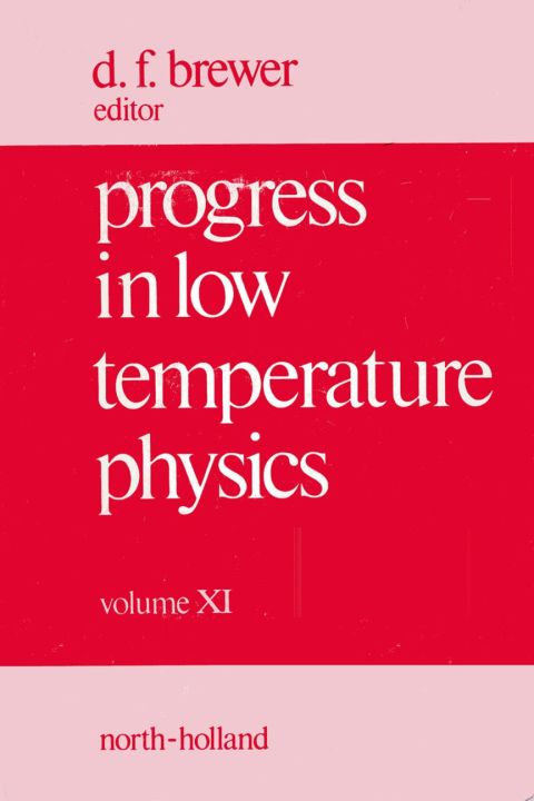 Cover image for book Progress in Low Temperature Physics