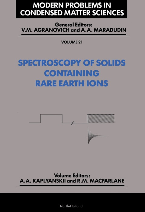 Cover image for book Spectroscopy of Crystals Containing Rare Earth Ions